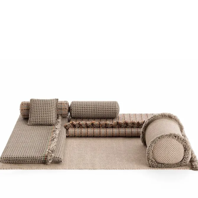 Garden Layers Rug - Diagonal Almond/Ivory