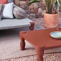 Garden Layers Rug - Gofre Terracotta