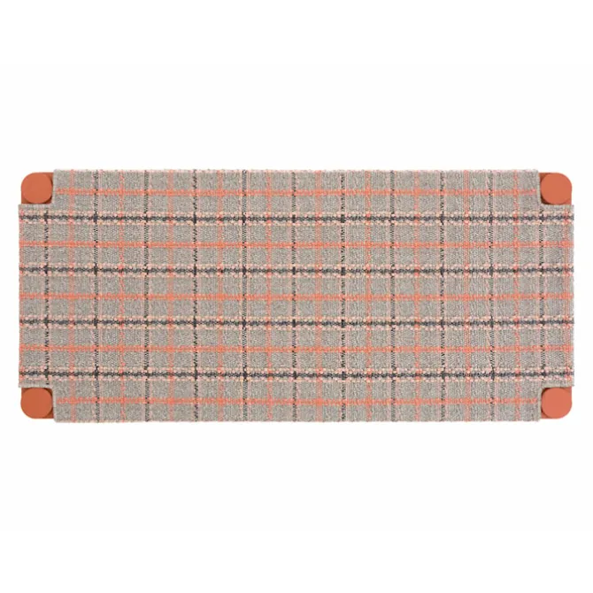 Garden Layers Single Indian Bed - Tartan Terracotta