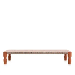 Garden Layers Single Indian Bed - Tartan Terracotta