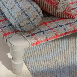 Garden Layers Single Indian Bed - Tartan Blue
