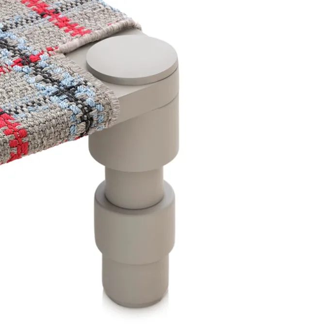 Garden Layers Single Indian Bed - Tartan Blue
