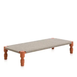 Garden Layers Single Indian Bed - Gofre Terracotta