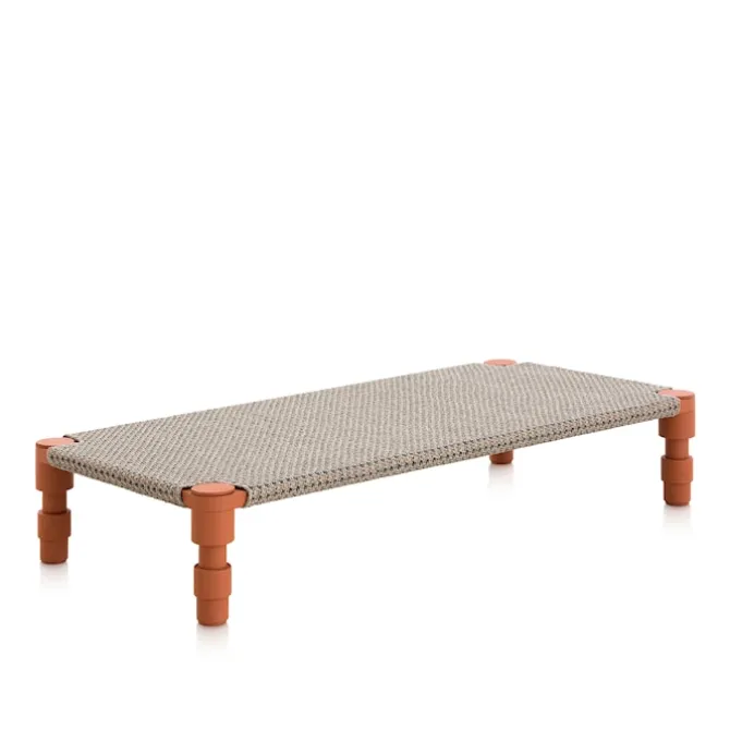 Garden Layers Single Indian Bed - Gofre Terracotta