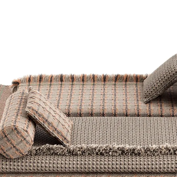 Garden Layers Small Mattress - Gofre Terracotta