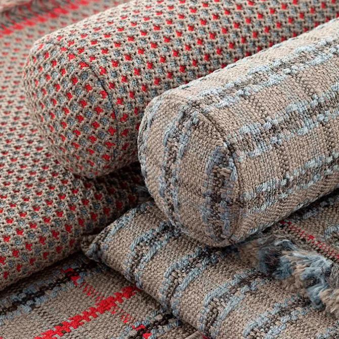 Garden Layers Small Roll - Checks Blue
