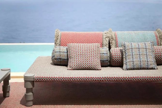 Garden Layers Small Roll - Gofre Blue