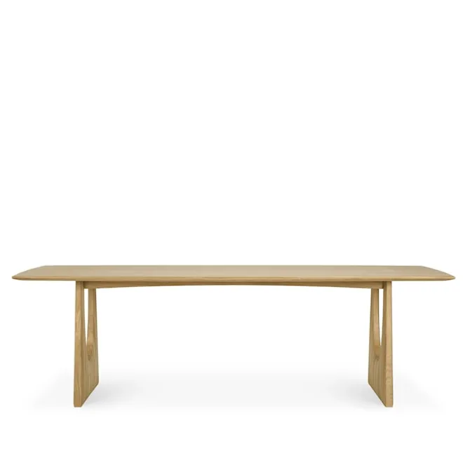 Geometric Dining Table Oak