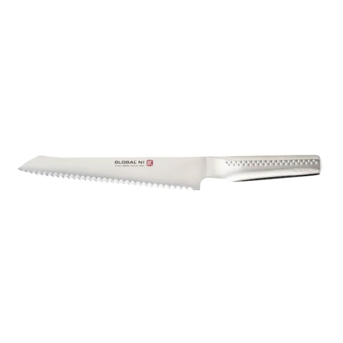 Global Ni GN-004 Brødkniv Orientalsk takket 23 cm