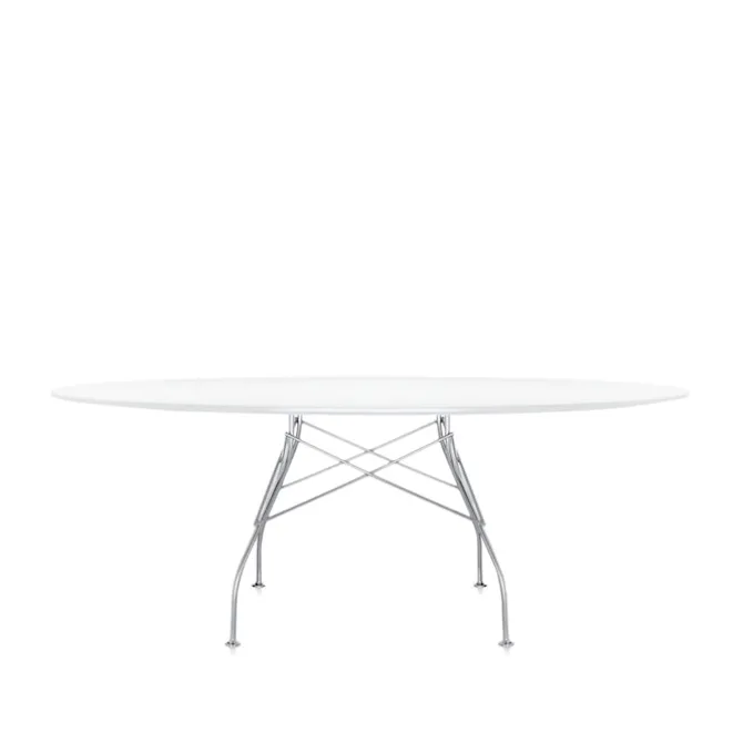 Glossy Oval Table