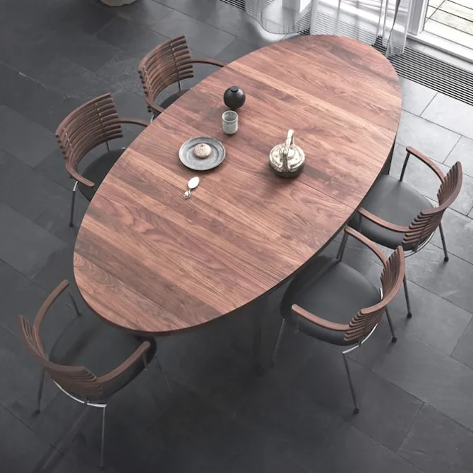 GM 2155 Tilleggsplate - Oljet Valnøtt