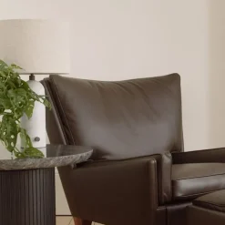 Gravity bordlampe stor svart marmor