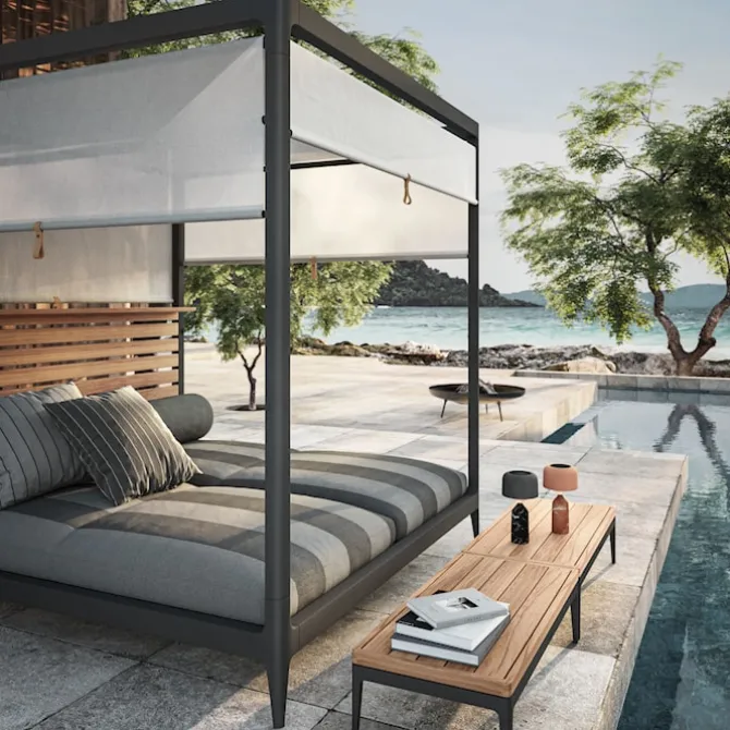 Grid Cabana - Set of 2 Back Cushions