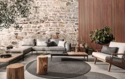 Grid Lounge End Table Unit