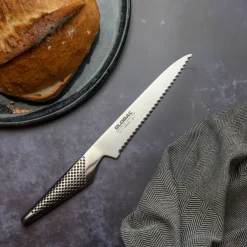 GS-14 Allroundkniv med tannslipt egg 15 cm