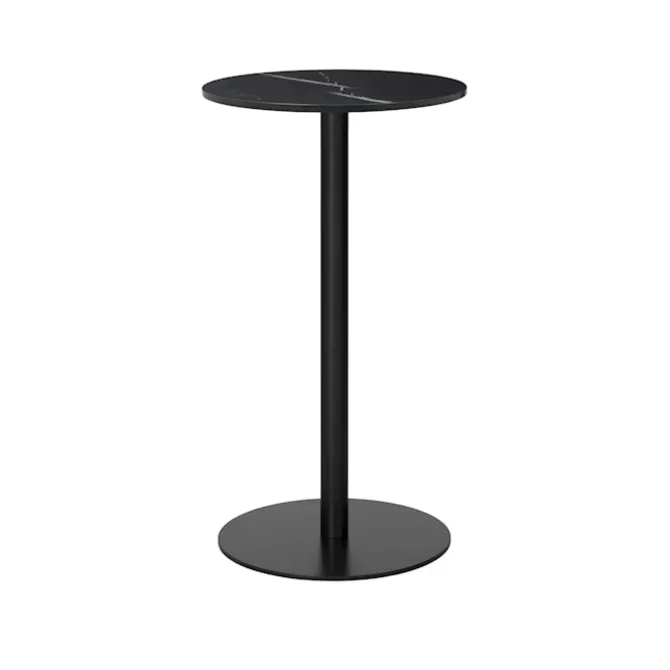 GUBI 1.0 barbord Ø60 cm svart