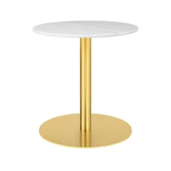 GUBI 1.0 loungebord Ø60 cm messing