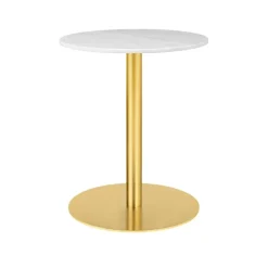 GUBI 1.0 spisebord Ø60 cm messing