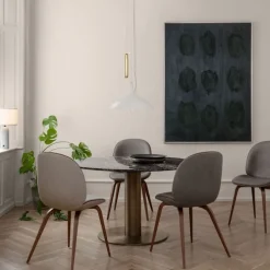 GUBI 2.0 spisebord Ø130 cm svart
