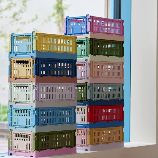 HAY Color Crate Mix oppbevaringsboks Medium