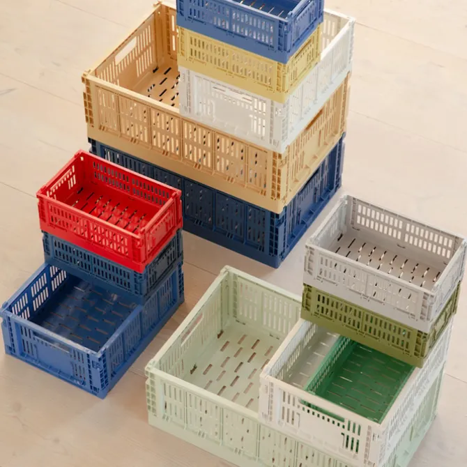 HAY Colour Crate Mini oppbevaringsbokser 2-pakning