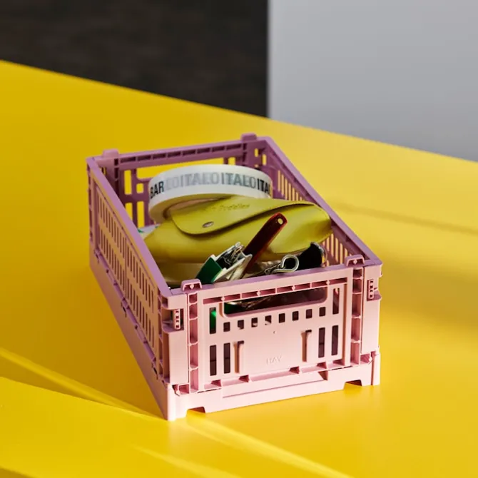 HAY Colour Crate Mini oppbevaringsbokser 2-pakning