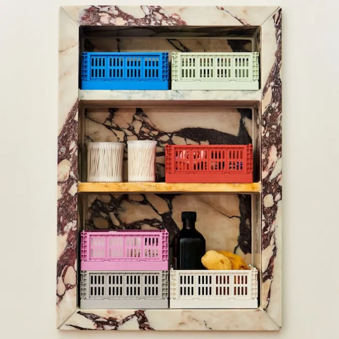 HAY Colour Crate Mini oppbevaringsbokser 2-pakning