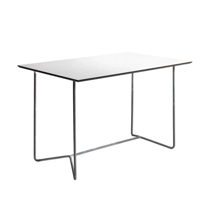 High Tech spisegruppebord 110x70cm & 4 stoler