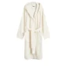 Hooded Bathrobe Ivory