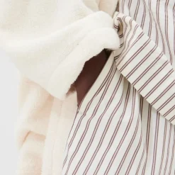 Hooded Bathrobe Ivory