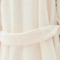 Hooded Bathrobe Ivory