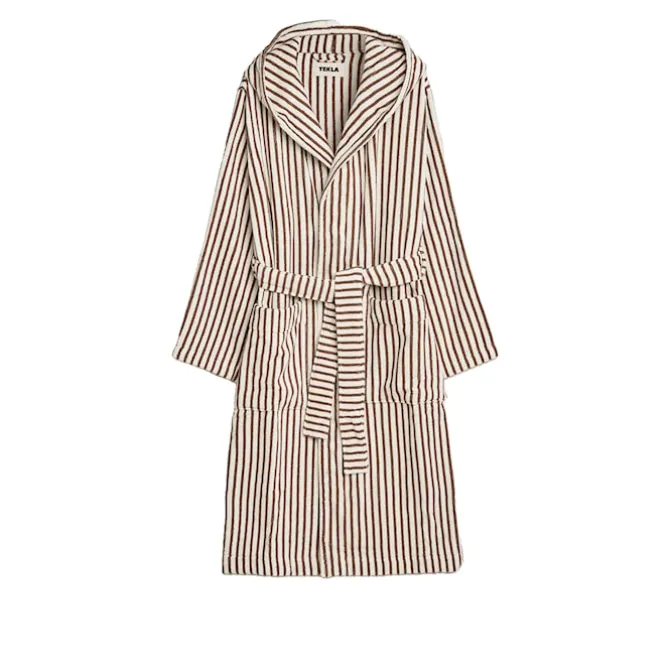 Hooded Bathrobe Kodiak Stripes
