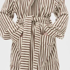 Hooded Bathrobe Kodiak Stripes