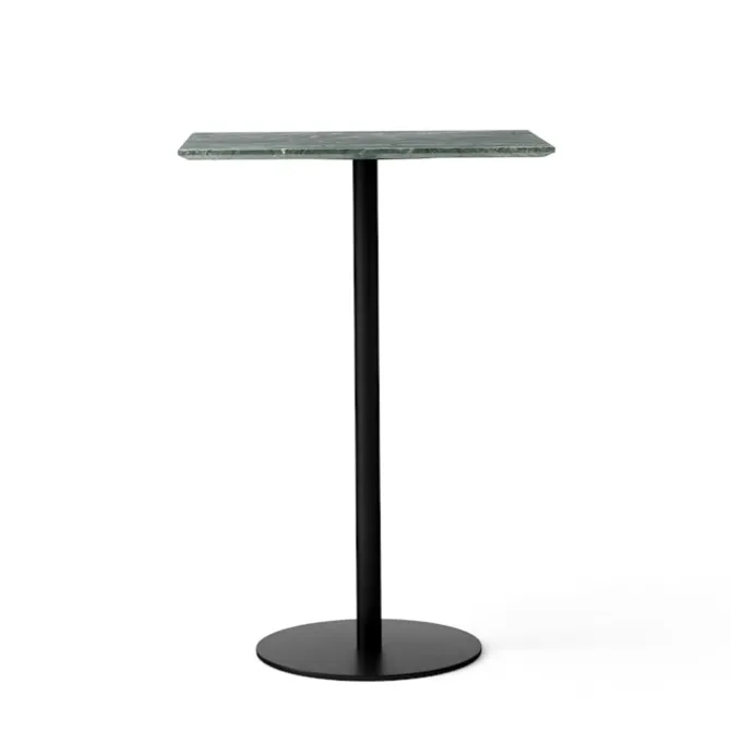 In Between Bar Table SK21 Marble Verde Guatemala Top