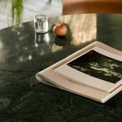 In Between Dining Table SK12 Marble Verde Guatemala Top