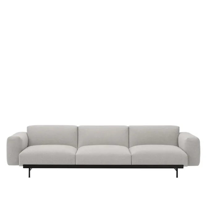 In Situ Modular Sofa 3 Seater Configuration 1 - Clay 12/Black