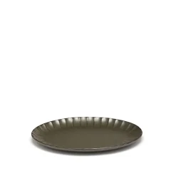 Inku Plate Oval - Green