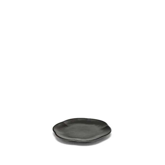 Inku Ribbed Plate - Black