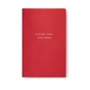 Inspirations and Ideas Panama Notebook - Scarlet Red