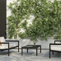 Jack Outdoor Coffee Table Black Teak