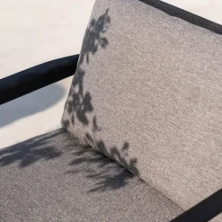 Jack Outdoor Lounge Chair Black Teak