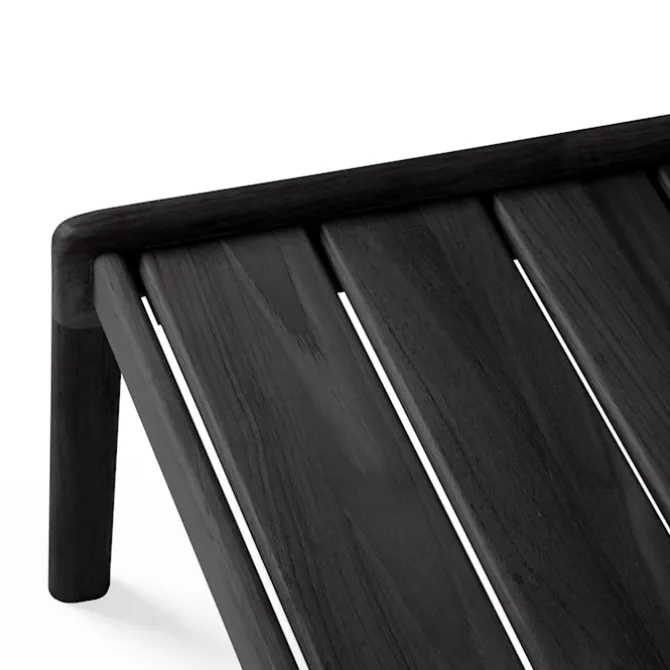 Jack Outdoor Side Table Black Teak