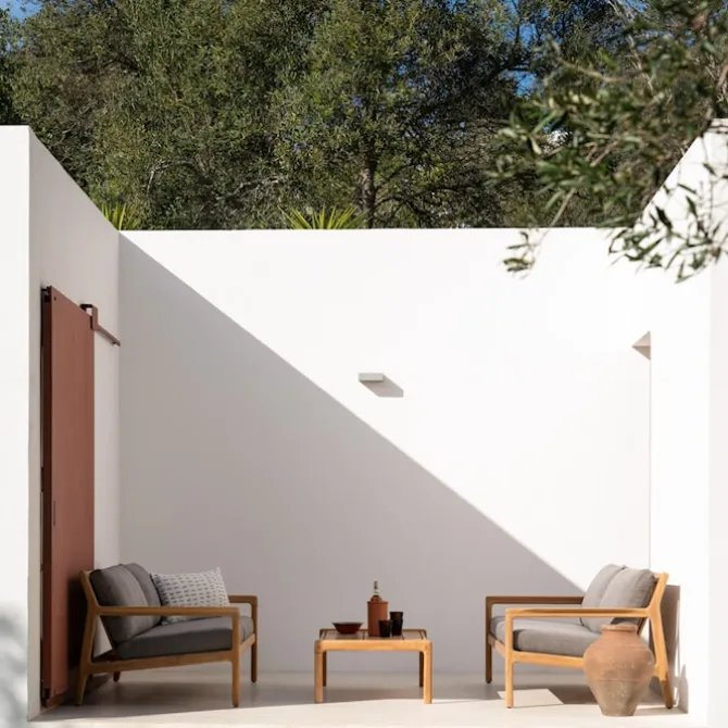 Jack Outdoor Sofa 2-seater Teak