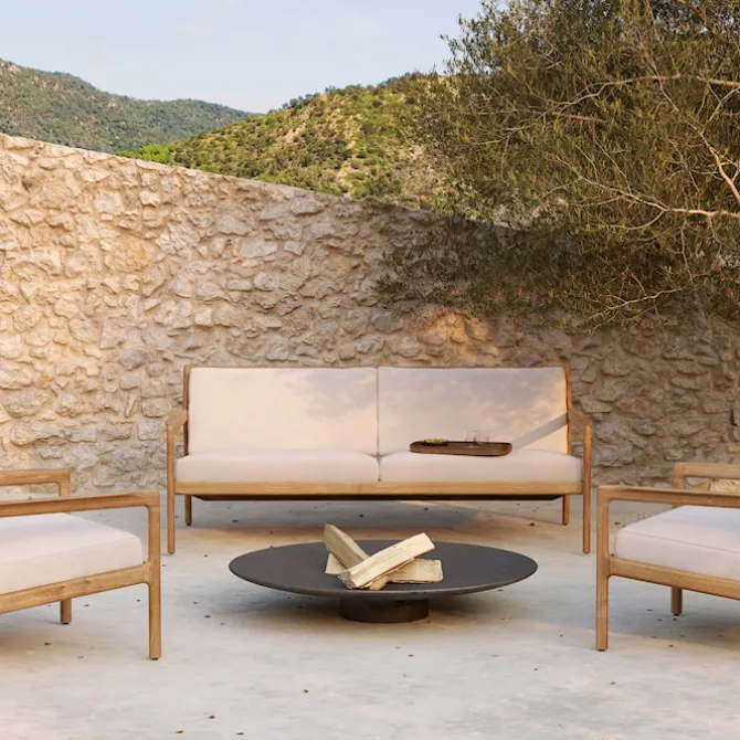 Jack Outdoor Sofa 2-seater Teak