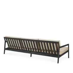 Jack Outdoor Sofa 3-seater Black Teak