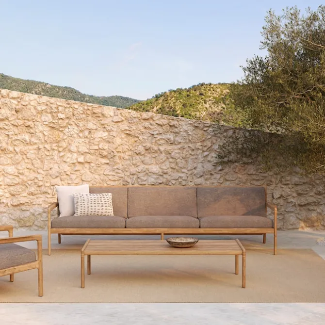Jack Outdoor Sofa 3-seater Teak