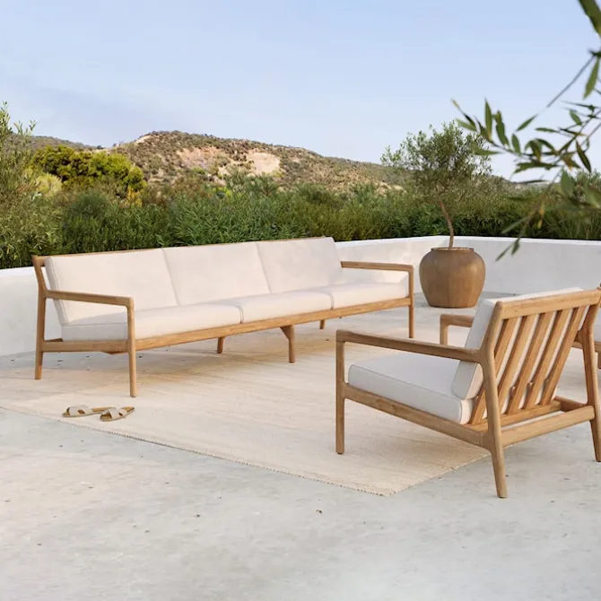 Jack Outdoor Sofa 3-seater Teak