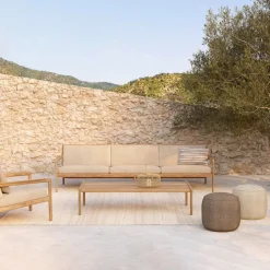 Jack Outdoor Sofa 3-seater Teak
