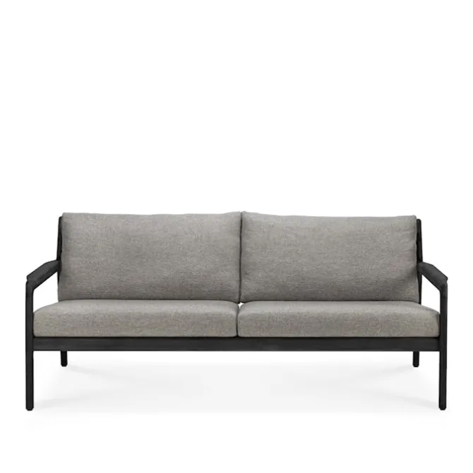 Jack Outdoor Sofa 2-seater Black Teak