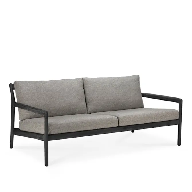 Jack Outdoor Sofa 2-seater Black Teak